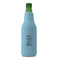 Keep Calm & Do Yoga Zipper Bottle Cooler - FRONT (bottle)