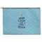 Keep Calm & Do Yoga Zipper Pouch Large (Front)