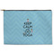 Keep Calm & Do Yoga Zipper Pouch - Large - 12.5"x8.5"