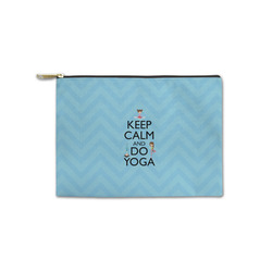 Keep Calm & Do Yoga Zipper Pouch - Small - 8.5"x6"