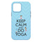 Keep Calm & Do Yoga iPhone 13 Pro Max Tough Case - Back