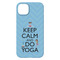 Keep Calm & Do Yoga iPhone 14 Pro Max Case - Back
