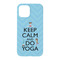 Keep Calm & Do Yoga iPhone 15 Case - Back