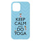 Keep Calm & Do Yoga iPhone 15 Plus Case - Back