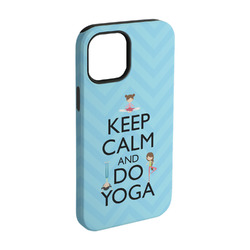 Keep Calm & Do Yoga iPhone Case - Rubber Lined - iPhone 15