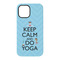 Keep Calm & Do Yoga iPhone 15 Tough Case - Back