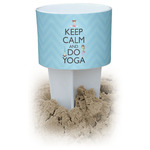 Keep Calm & Do Yoga Beach Spiker Drink Holder