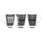 Monogrammed Damask 12 Oz Latte Mug - Approval
