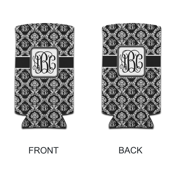 Monogrammed Damask 12oz Tall Can Sleeve - APPROVAL