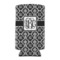 Monogrammed Damask 12oz Tall Can Sleeve - FRONT