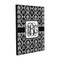Monogrammed Damask Wood Prints