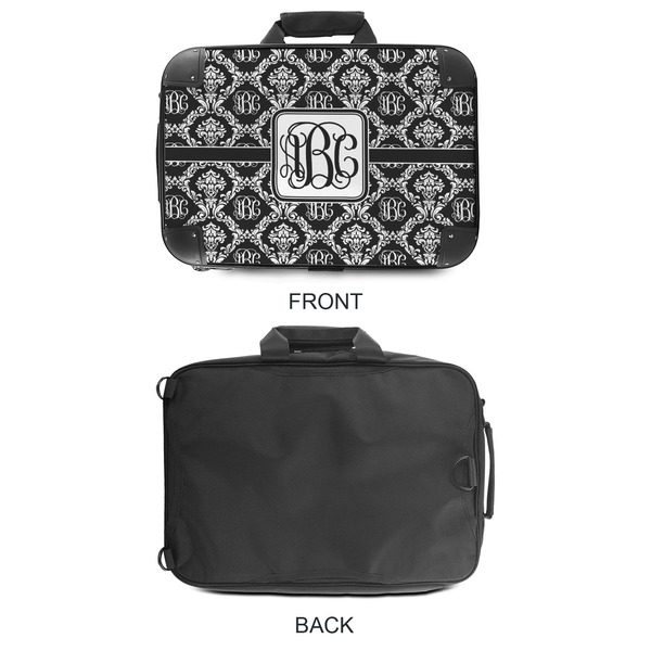 Monogrammed Damask 18" Laptop Briefcase - APPROVAL