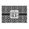 Monogrammed Damask 2' x 3' Indoor Area Rug