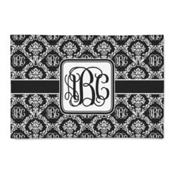 Monogrammed Damask 2' x 3' Patio Rug
