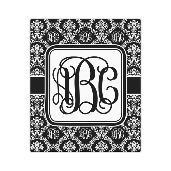 Monogrammed Damask 20x24 - Canvas Print - Front View
