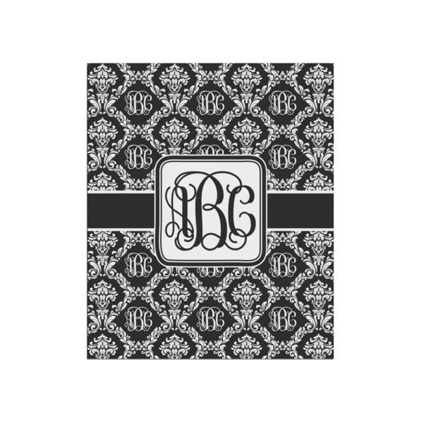 Custom Monogrammed Damask Poster - Matte - 20x24