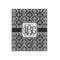 Monogrammed Damask Poster - Matte - 20x24