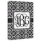 Monogrammed Damask Canvas Print - 20x30