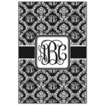 Monogrammed Damask Wood Print - 20x30