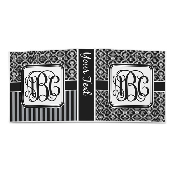 Monogrammed Damask 3-Ring Binder Approval- 2in