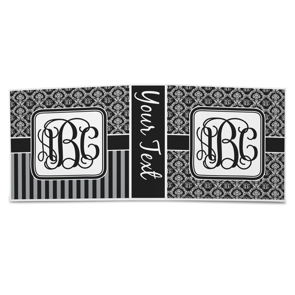 Monogrammed Damask 3-Ring Binder Approval- 3in