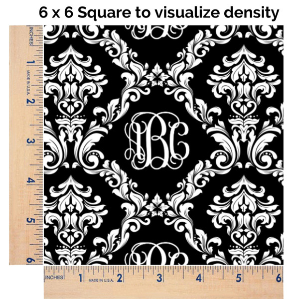 Monogrammed Damask 6x6 Swatch of Fabric