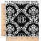 Monogrammed Damask 6x6 Swatch of Fabric