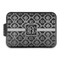 Monogrammed Damask Aluminum Baking Pan with Black Lid