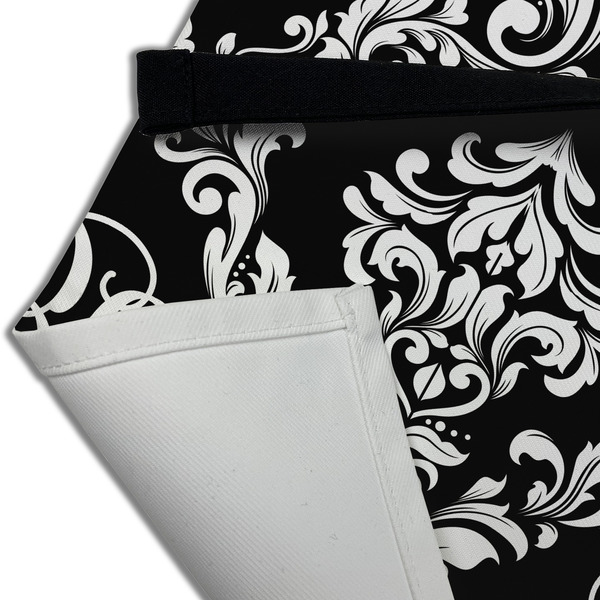 Monogrammed Damask Apron - (Detail)