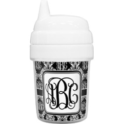Monogrammed Damask Baby Sippy Cup (Personalized)