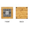 Monogrammed Damask Bamboo Trivet with 6" Tile - APPROVAL