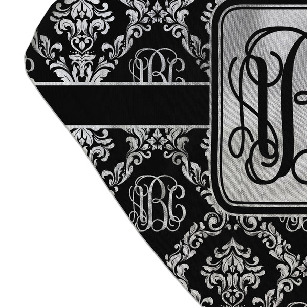 Monogrammed Damask Bandana Detail