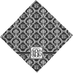 Monogrammed Damask Dog Bandana Scarf