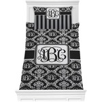 Monogrammed Damask Comforter Set - Twin XL (Personalized)