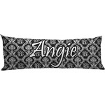 Monogrammed Damask Body Pillow Case (Personalized)