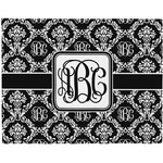 Monogrammed Damask Woven Fabric Placemat - Twill