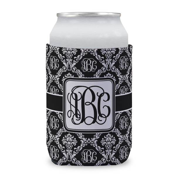 Monogrammed Damask Can Sleeve
