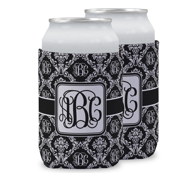 Custom Monogrammed Damask Can Cooler (12 oz)