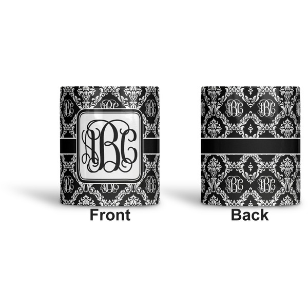 Monogrammed Damask Ceramic Pen Holder - Apvl