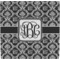 Monogrammed Damask Ceramic Tile Hot Pad (Personalized)