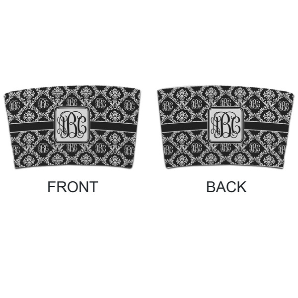 Monogrammed Damask Coffee Cup Sleeve - APPROVAL