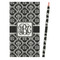Monogrammed Damask Colored Pencils - Front View