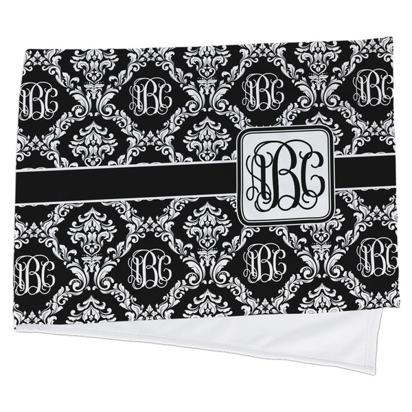 Custom Monogrammed Damask Cooling Towel