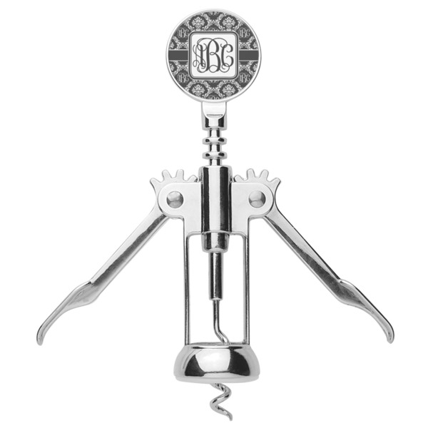 Monogrammed Damask Corkscrew - Alt