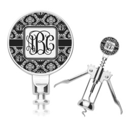 Monogrammed Damask Corkscrew (Personalized)