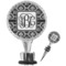 Monogrammed Damask Wine Bottle Stopper (Personalized)