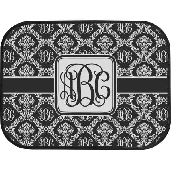 Monogrammed Damask Custom Car Floor Mats (Back Seat)