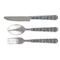 Monogrammed Damask Cutlery Set