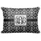 Monogrammed Damask Decorative Baby Pillowcase - 16"x12" (Personalized)