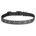 Monogrammed Damask Dog Collar (Personalized)